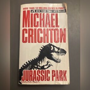 Jurassic Park By Michael Crichton (Paperback, 1991) 1st Ballantine Print